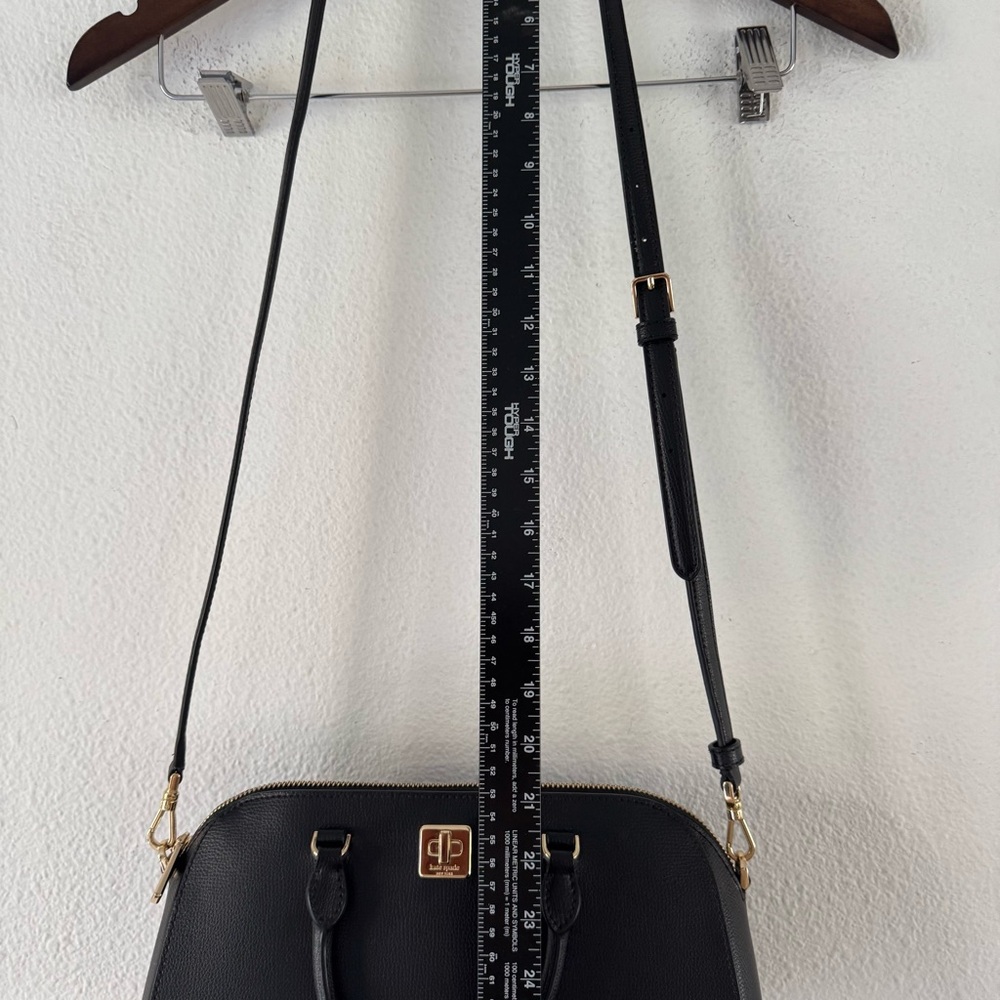 Kate Spade New York Phoebe East West Satchel Leather Crossbody Black - Picture 16 of 16